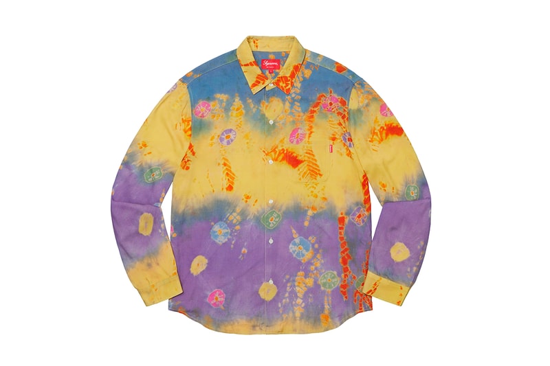 Supreme Fall Winter 2019 Shirts and Tops Button Ups Paisley Yellow Red Supreme Is Love The Smiths Morrissey