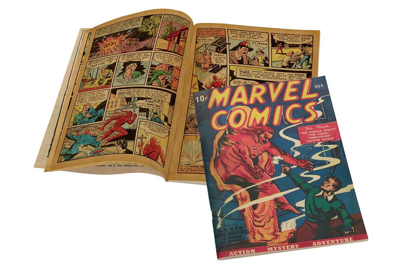 Marvel The Golden Age 1939 1949 The Folio Society Roy Thomas editor stan lee captain america human torch vintage curated comic book 