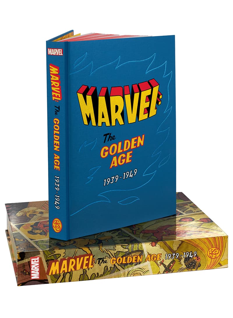 Marvel The Golden Age 1939 1949 The Folio Society Roy Thomas editor stan lee captain america human torch vintage curated comic book 