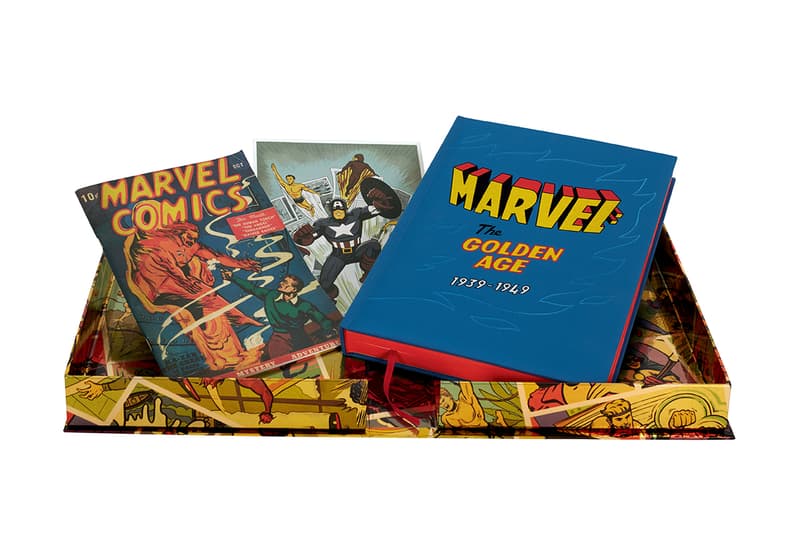 Marvel The Golden Age 1939 1949 The Folio Society Roy Thomas editor stan lee captain america human torch vintage curated comic book
