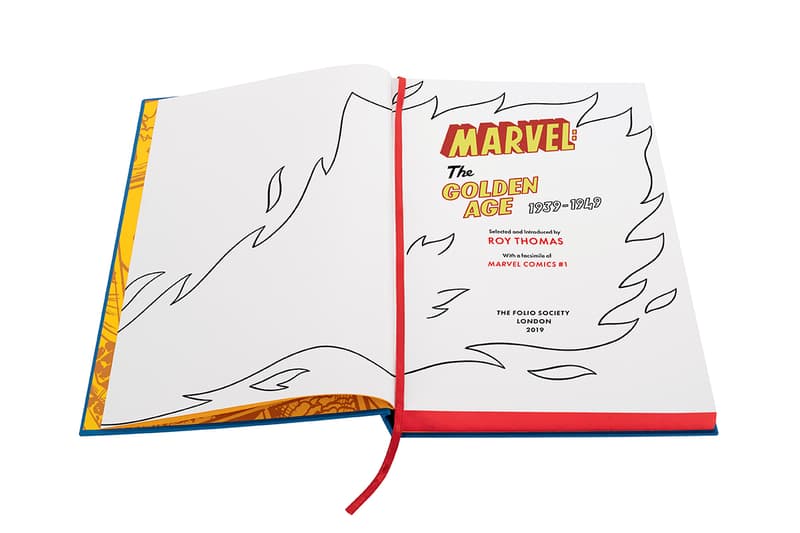 Marvel The Golden Age 1939 1949 The Folio Society Roy Thomas editor stan lee captain america human torch vintage curated comic book