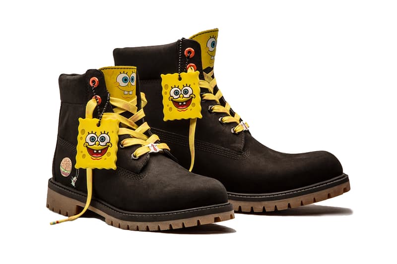 SpongeBob x Timberland Collaboration Release Info Plankton Jellyfish Jellyfishing 