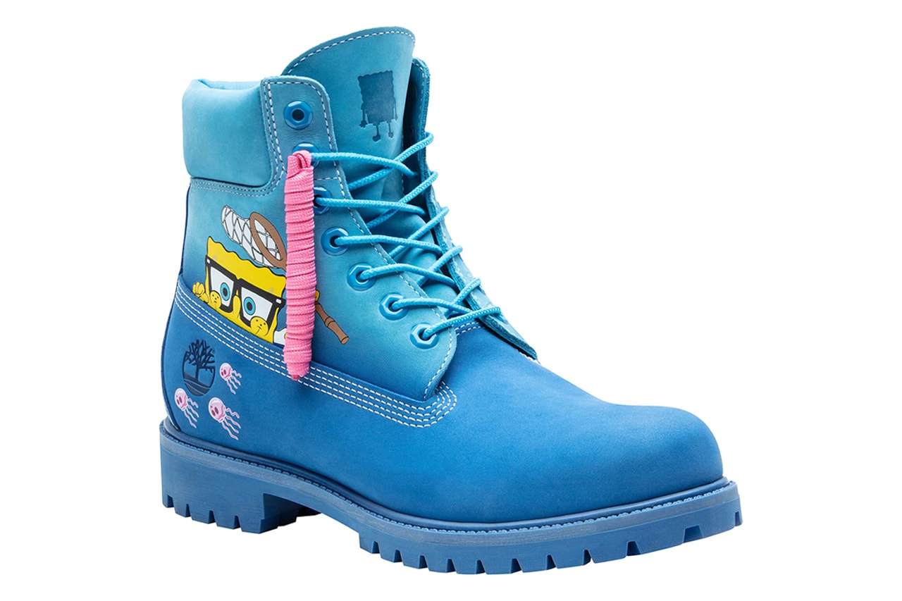 SpongeBob x Timberland Collaboration Release Info Plankton Jellyfish Jellyfishing