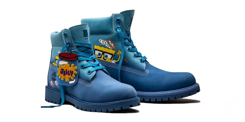 spongebob in rubber boots