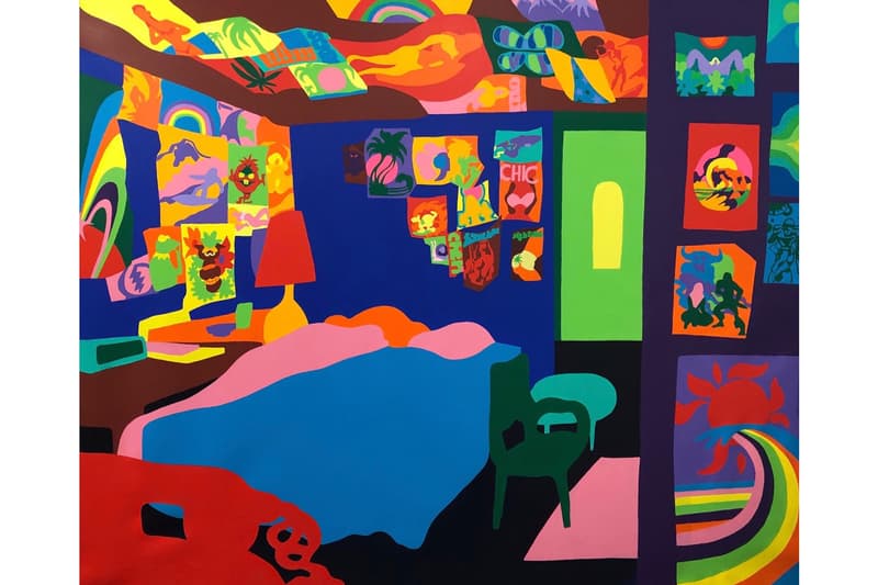 todd james theres no place like home over the influence los angeles exhibition paintings artworks