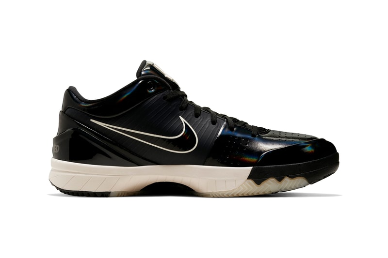 nike zoom kobe 4 iv protro black mamba colorway undefeated collaborations mens basketball shoes glistening finish 8 24 teammates four pack iridescent white 