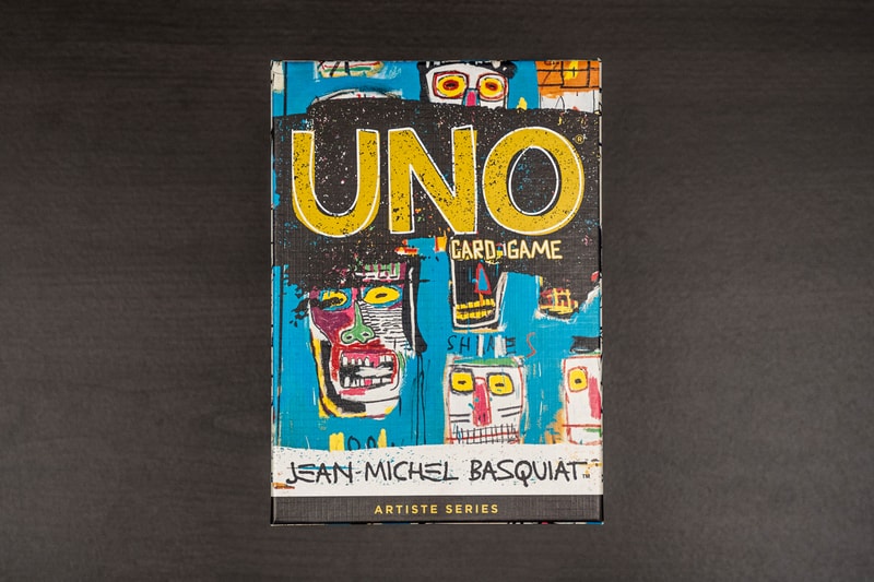 UNO Artiste Series 1 Jean Michel Basquiat Pack 1980s art design pop culture card game 