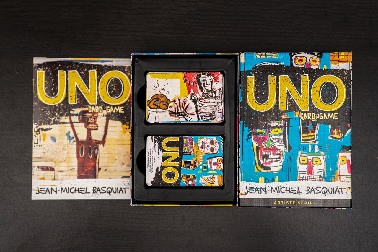UNO Artiste Series 1 Jean Michel Basquiat Pack 1980s art design pop culture card game 