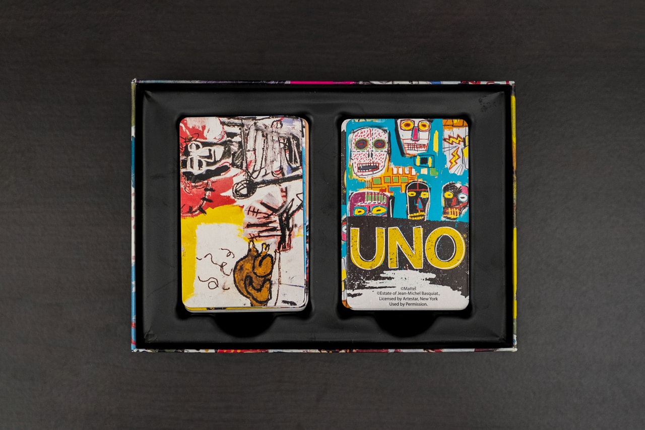 UNO Artiste Series 1 Jean Michel Basquiat Pack 1980s art design pop culture card game 