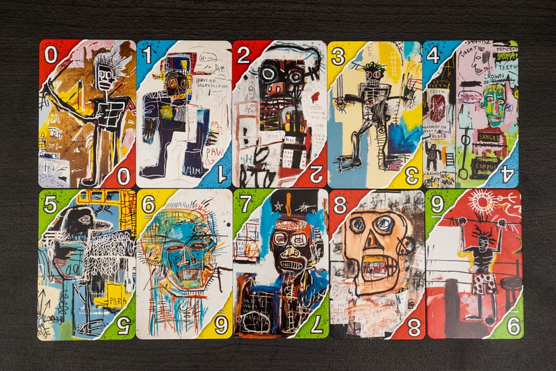 UNO Artiste Series 1 Jean Michel Basquiat Pack 1980s art design pop culture card game 