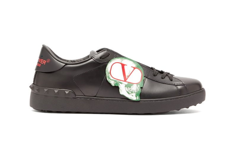 Valentino x Undercover Skull-Appliqué & Climbers Sneakers release info matchesfashion.com buy now purchase footwear shoes trainers leather mesh pierpaolo Piccioli jun takahashi 