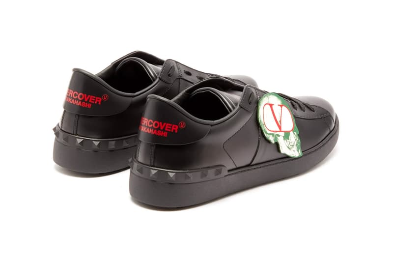 Valentino x Undercover Skull-Appliqué & Climbers Sneakers release info matchesfashion.com buy now purchase footwear shoes trainers leather mesh pierpaolo Piccioli jun takahashi 