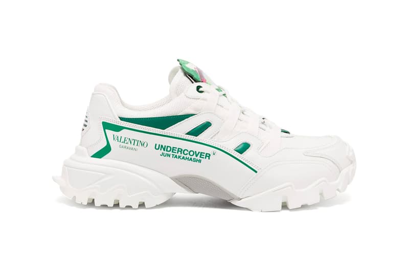 Valentino x Undercover Skull-Appliqué & Climbers Sneakers release info matchesfashion.com buy now purchase footwear shoes trainers leather mesh pierpaolo Piccioli jun takahashi