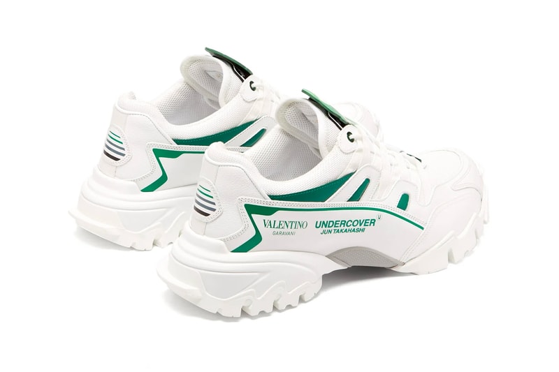 Valentino x Undercover Skull-Appliqué & Climbers Sneakers release info matchesfashion.com buy now purchase footwear shoes trainers leather mesh pierpaolo Piccioli jun takahashi 