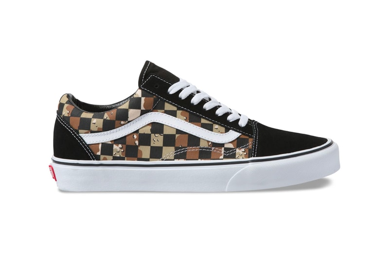 Vans Checkerboard Desert Camo Pack vans old skool slip on authentic 