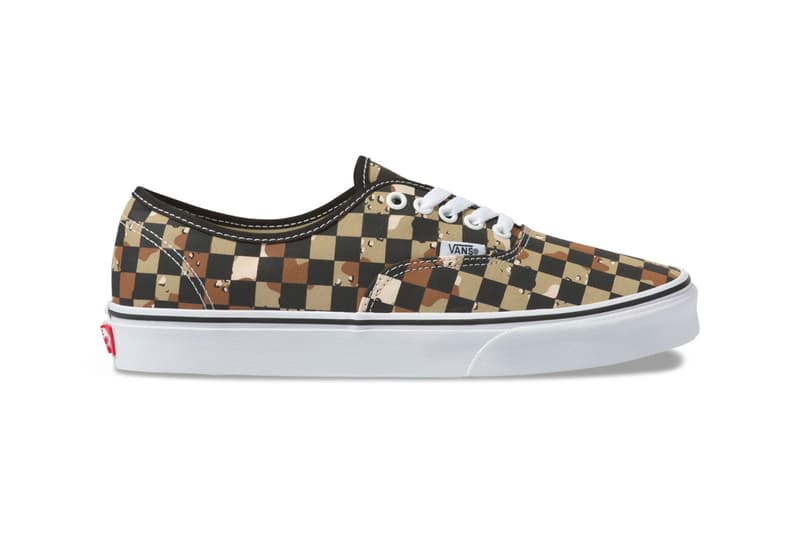 Vans Checkerboard Desert Camo Pack vans old skool slip on authentic 