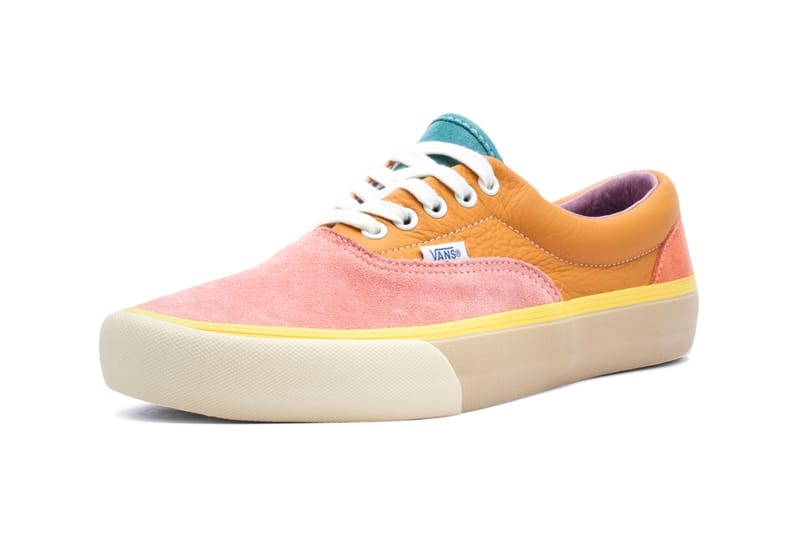 peach colored vans