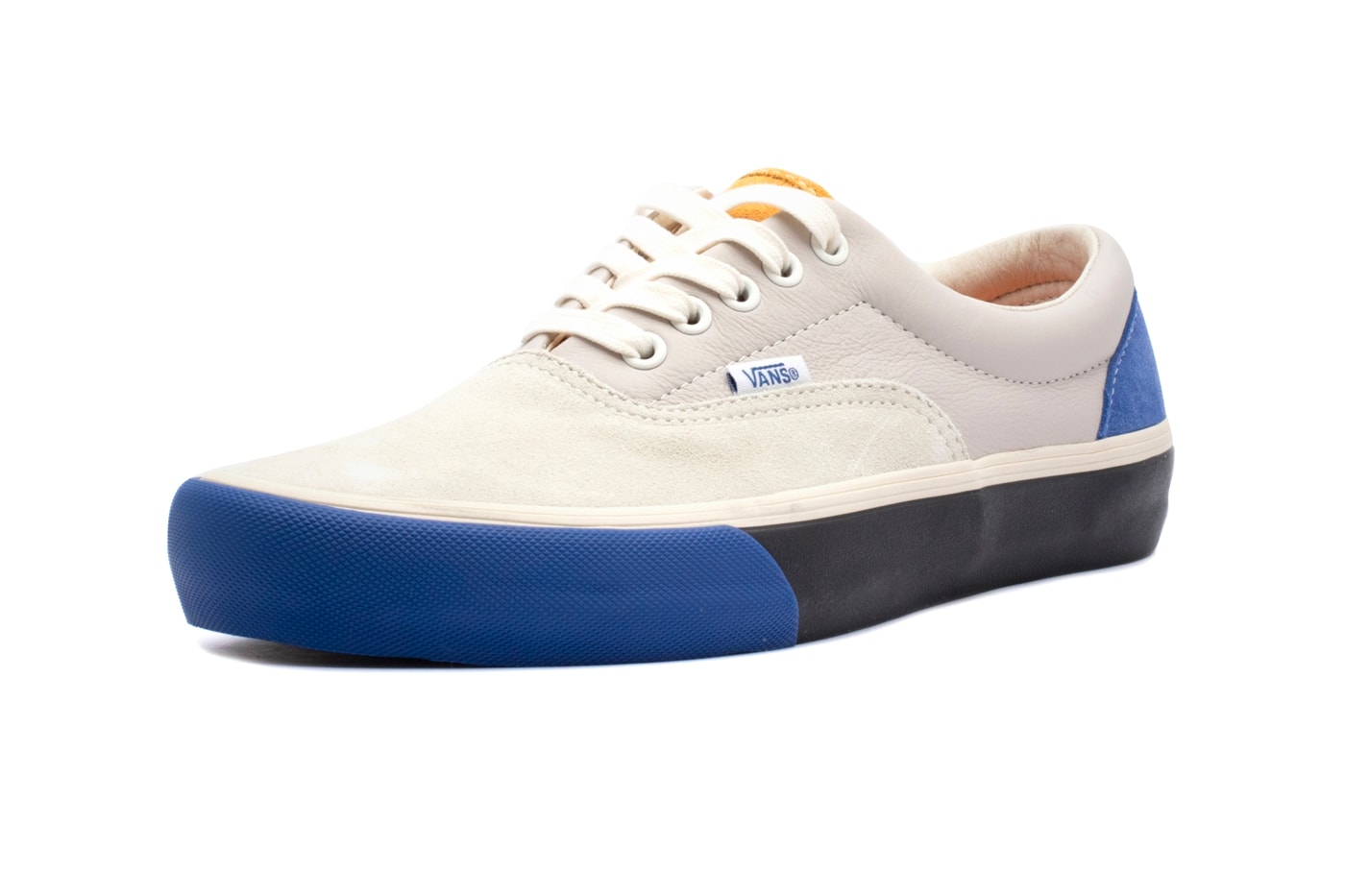 Vans Era LX Rose Orange White Blue sneakers footwear shoes suede panel colorblock multicolor pastel pink yellow blue orange brown pink summer