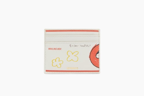 Vetement Printed Graphics Leather Cardholder