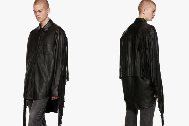 Vetements Upgrades the Button-Down With Exaggerated Lambskin Leather Fringes