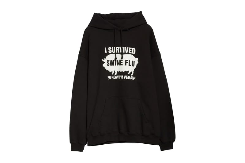 Vetements Offers Flippant Take on Veganism With Latest Swine Flu Hoodie