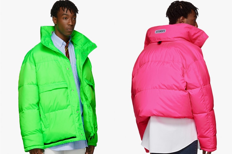 Vetements Readies You for Winter With $2150 USD Neon Puffer Jackets