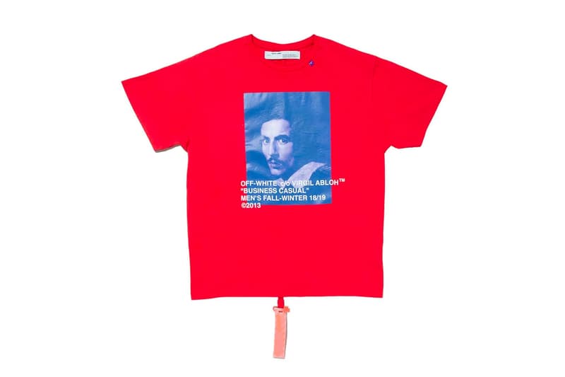 MCA Chicago Drops More Virgil Abloh Exhibition Apparel hoodie bernini caravaggio off white mona lisa socks industrial belt t-shirts drop date release info buy now anorak 