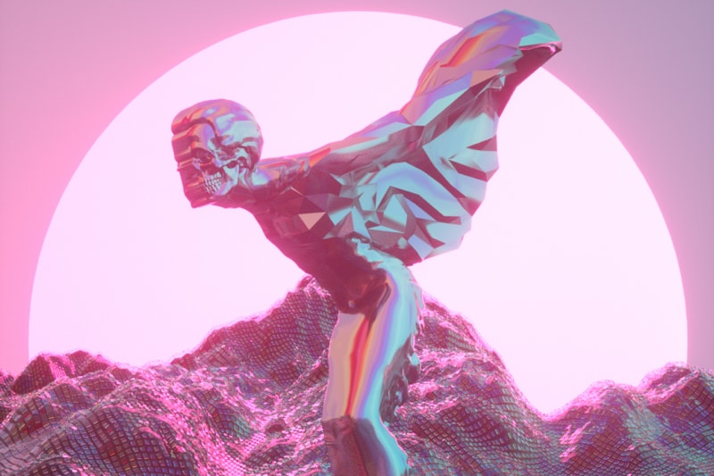 wilder world digital art collaborations sculptures totems motion art animation
