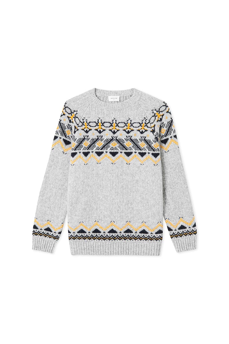Wood Wood Fall Winter 2019 FW19 Collection "Come Down Easy" Drop Two 2 Alpine Skiing Climbing Mountain Prints Nordic Knitwear Copenhagen Based Unisex Fashion Label