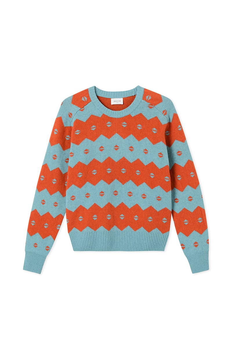 Wood Wood Fall Winter 2019 FW19 Collection "Come Down Easy" Drop Two 2 Alpine Skiing Climbing Mountain Prints Nordic Knitwear Copenhagen Based Unisex Fashion Label