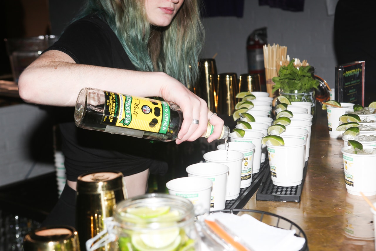 Wray & Nephew's SNS Bar NYC Pull Up! Party Recap dancehall green black yellow liquor drinking cocktails  j'ouvert DJs  Bobby Konders  Jabba Selektah Twice and Joseph Demension   chunes for "From Long Time- Return to the Ukrainian Home