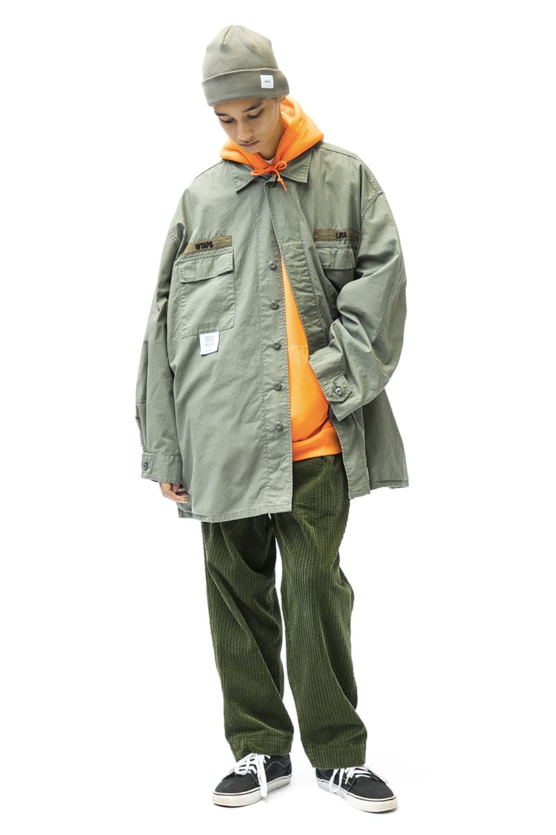 WTAPS Fall Winter 2019 Collection Tetsu Nishiyama military utilitarian casual american staples silhouettes workwear fireman 3M detailing Japanese streetwear