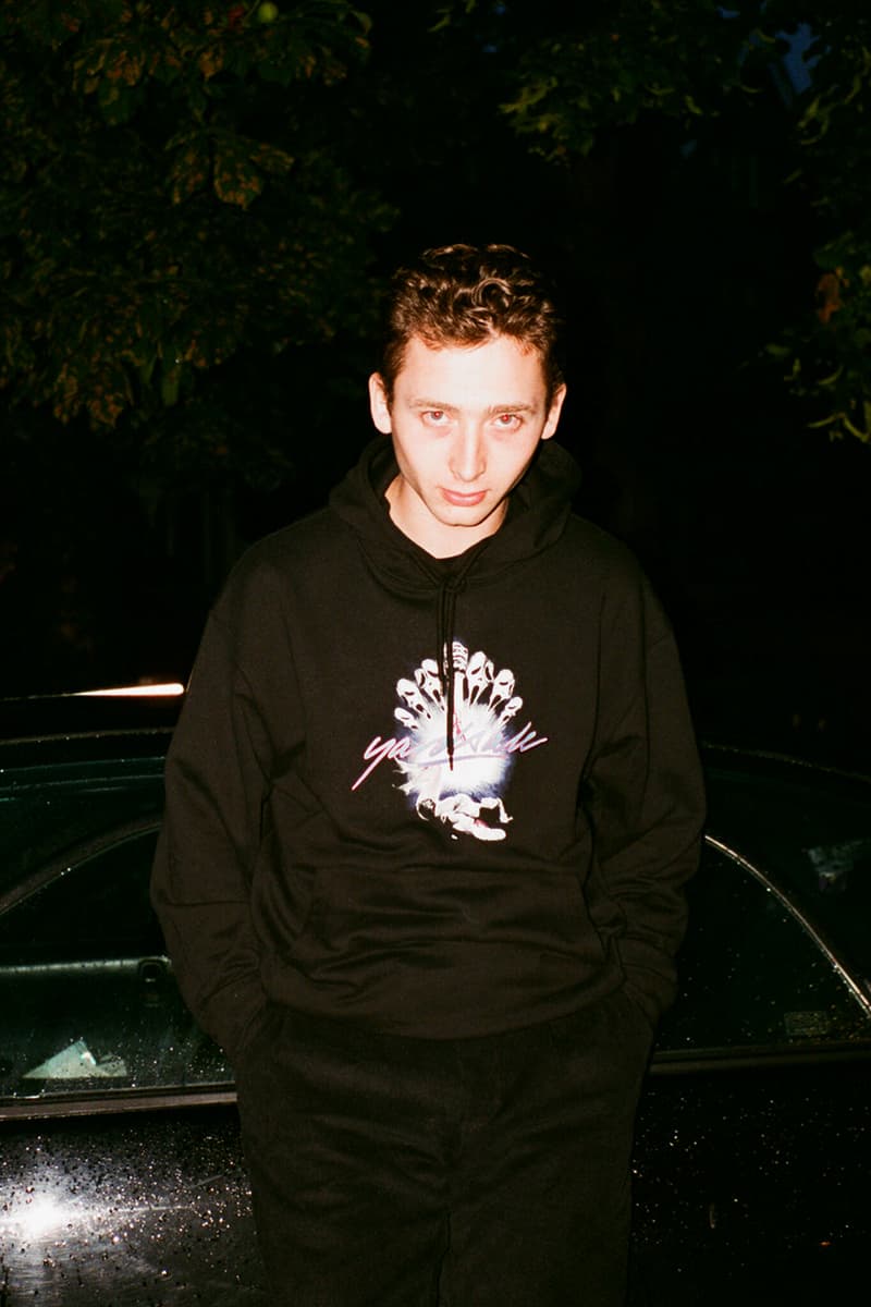 Yardsale Fall Winter 2019 Collection Clothing Drop 8PM GMT Skate Brand Label London Collective Velour Zip Up Hoodies Sweaters Polos T-Shirts Graphic Lookbook