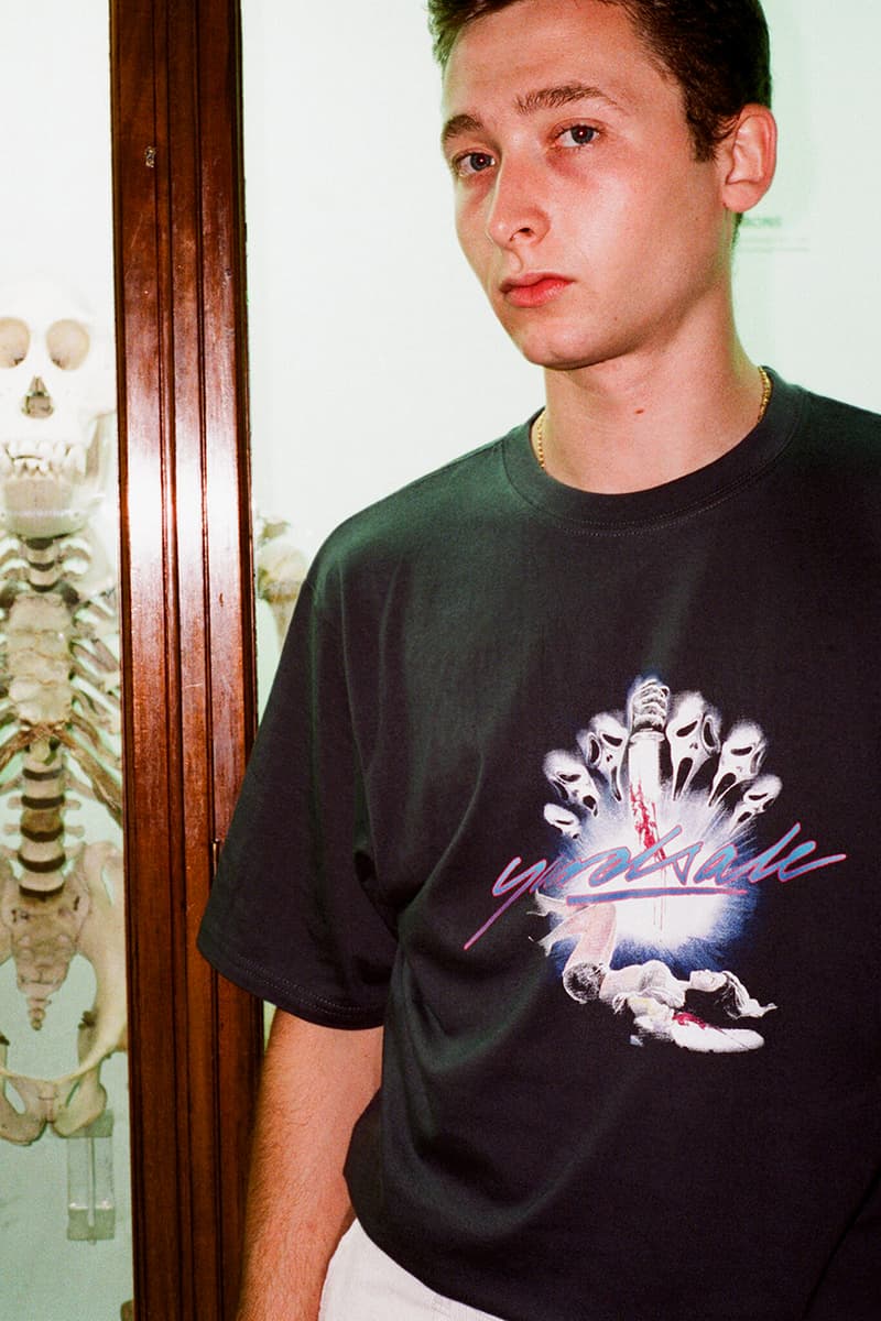 Yardsale Fall Winter 2019 Collection Clothing Drop 8PM GMT Skate Brand Label London Collective Velour Zip Up Hoodies Sweaters Polos T-Shirts Graphic Lookbook