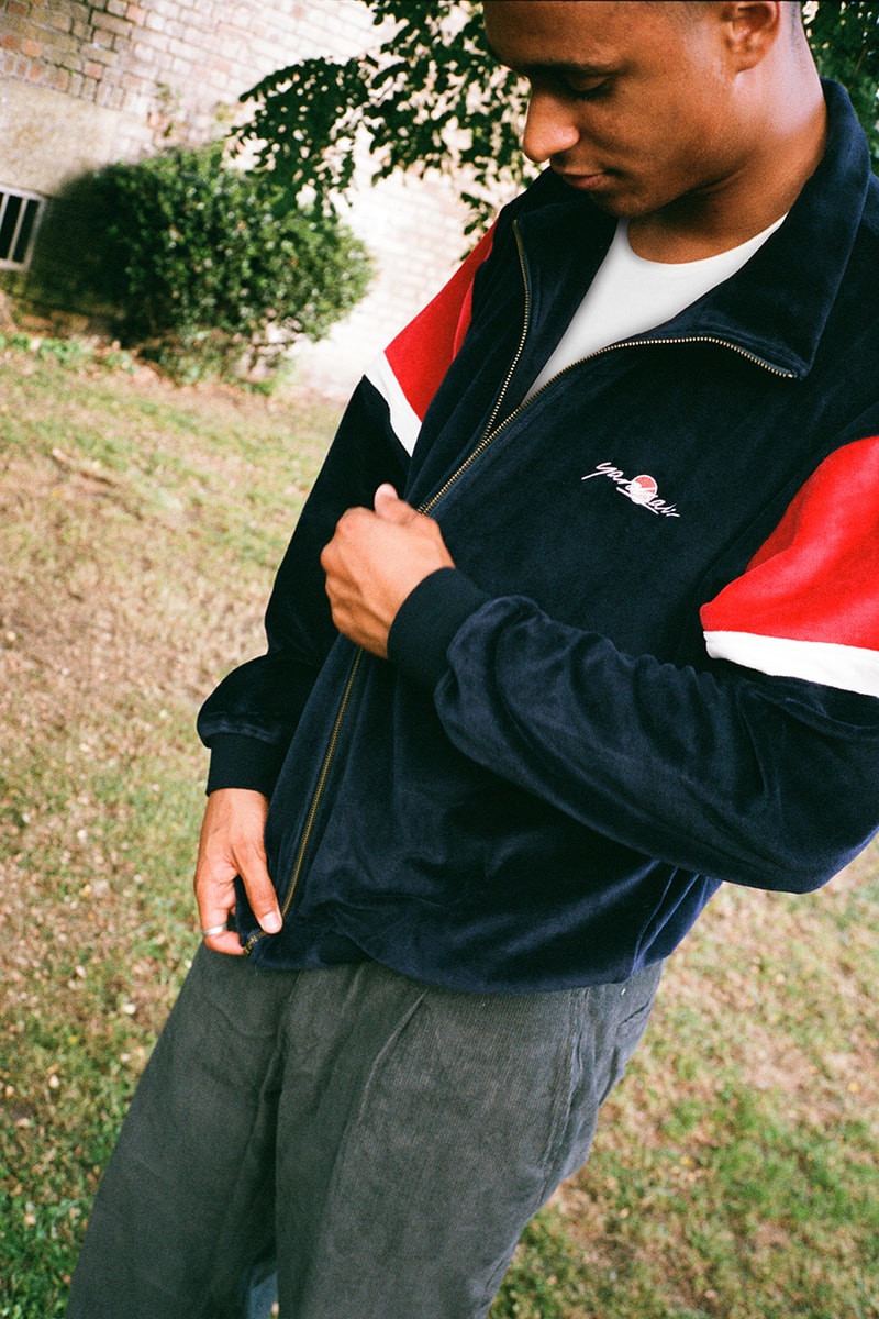 Yardsale Fall Winter 2019 Collection Clothing Drop 8PM GMT Skate Brand Label London Collective Velour Zip Up Hoodies Sweaters Polos T-Shirts Graphic Lookbook