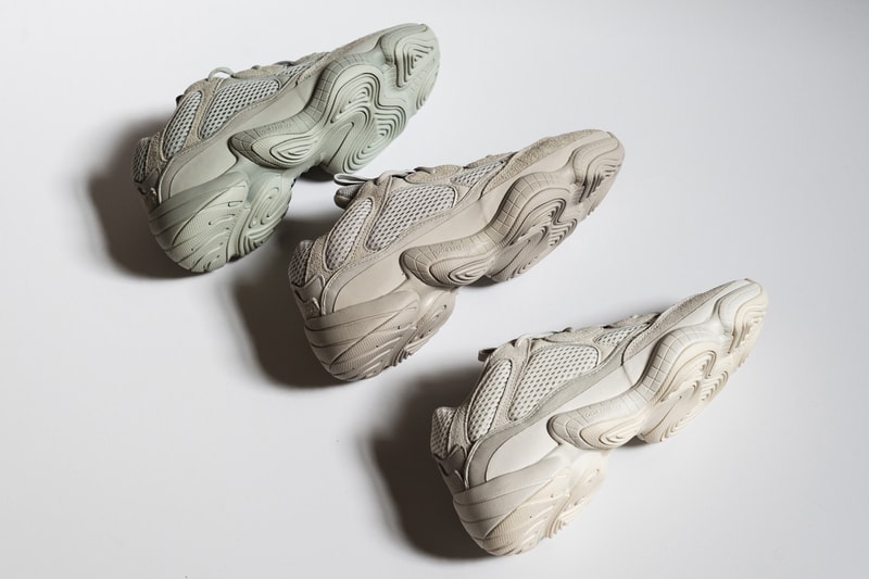 adidas YEEZY 500 Bone White Closer Look Release Info bonwht orginals fv3573 tan salt blush brown off