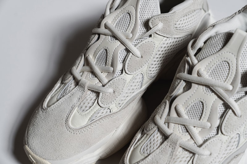 adidas YEEZY 500 Bone White Closer Look Release Info bonwht orginals fv3573 tan salt blush brown off