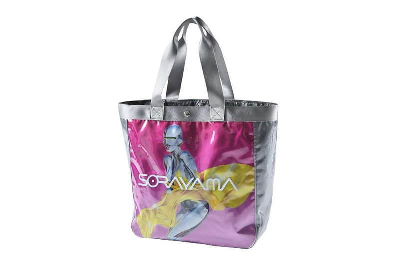 Hajime Sorayama x PORTER x Sync. Vinyl Bags medicom toy collaboration yoshida kaban japan nylon pvc tote sacoche pouch release date info buy