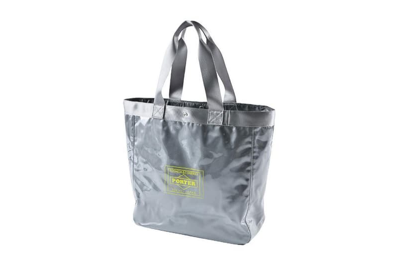 Hajime Sorayama x PORTER x Sync. Vinyl Bags medicom toy collaboration yoshida kaban japan nylon pvc tote sacoche pouch release date info buy