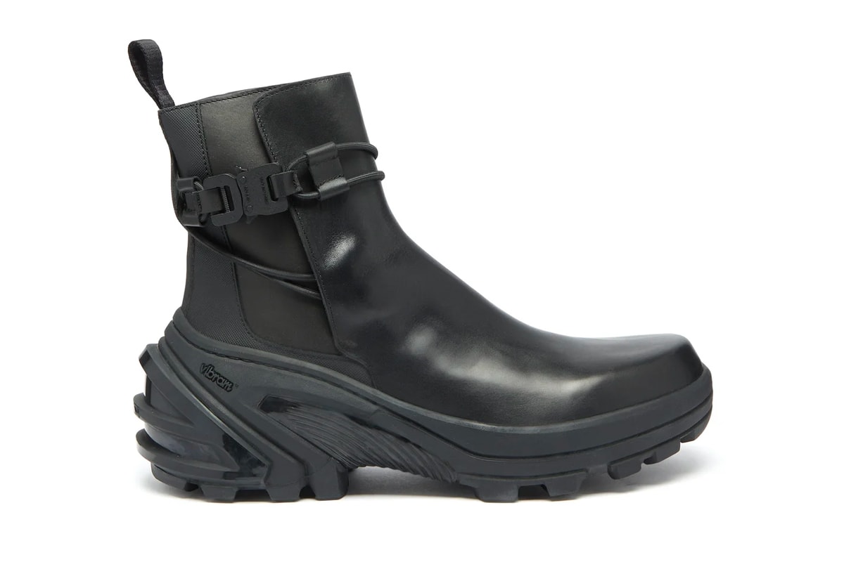 1017 ALYX 9SM Buckle Chelsea Boot Release Info Black Leather 