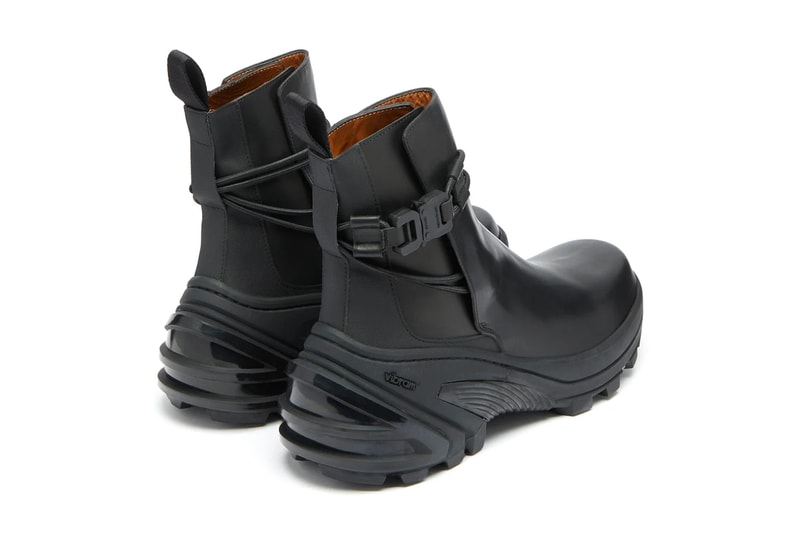 1017 ALYX 9SM Buckle Chelsea Boot Release Info Black Leather 