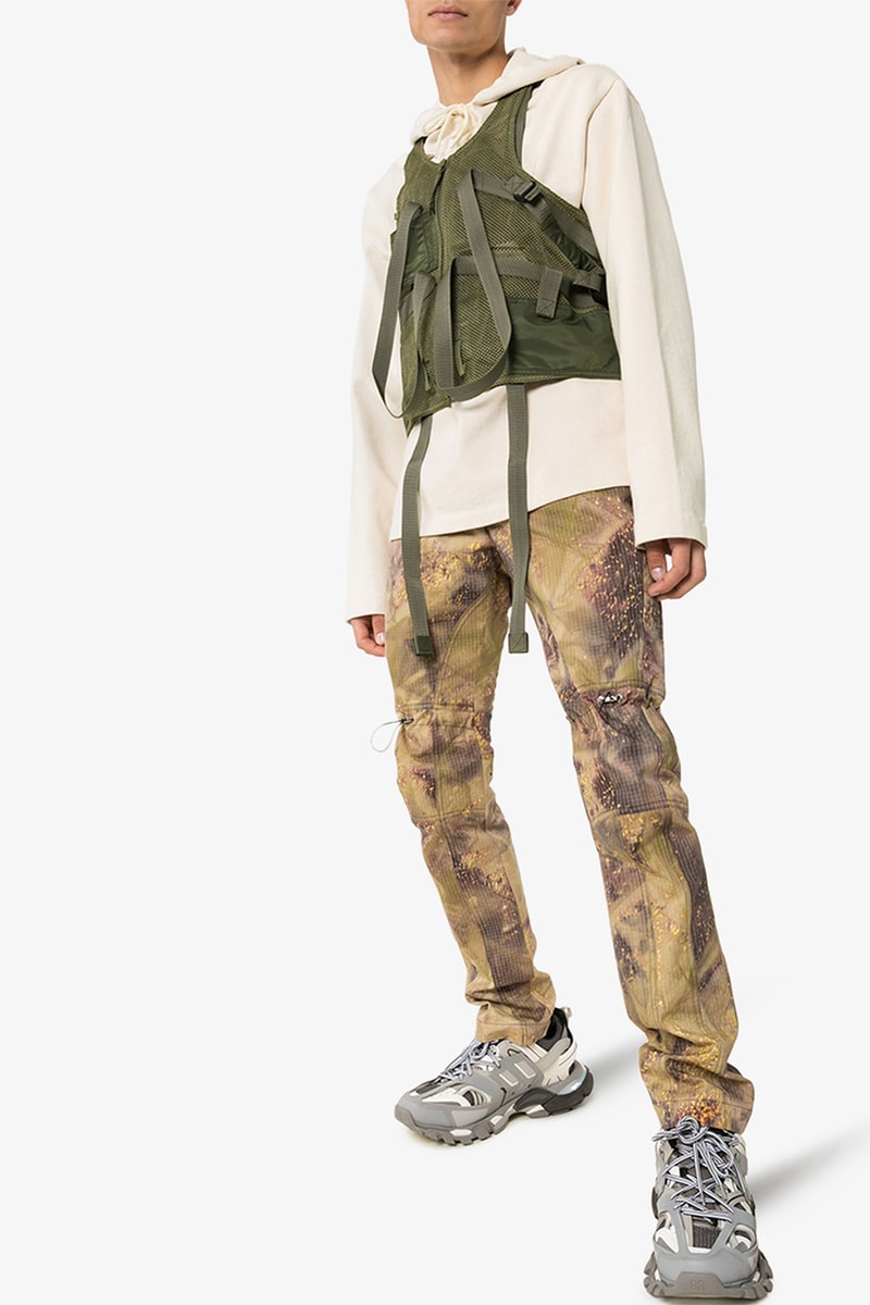 1017 ALYX 9SM Tactical Mesh Vest "Green" Release Information Cop Online Browns Fashion Menswear Matthew M. Williams Utilitarian Streetwear Luxury Luxe Racerback Straps Gilet 