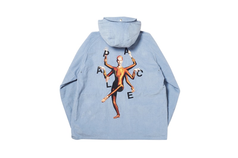 Palace skateboards london 2019 outerwear full collection polartec fleece reflective bomber jacket cord coat long buy cop purchase pre order lookbook Shirts & Trousers Tracksuits Tops Sweatshirts Tees Footwear Hats Accessories & Hardware