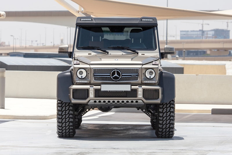 2015 Mercedes-Benz G63 AMG 6×6 Up For Auction RM Sotheby's tank six wheeler discontinued pristine condition silver paint luxury interior 3,775 kg 540 bhp 