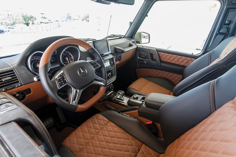2015 Mercedes-Benz G63 AMG 6×6 Up For Auction RM Sotheby's tank six wheeler discontinued pristine condition silver paint luxury interior 3,775 kg 540 bhp 