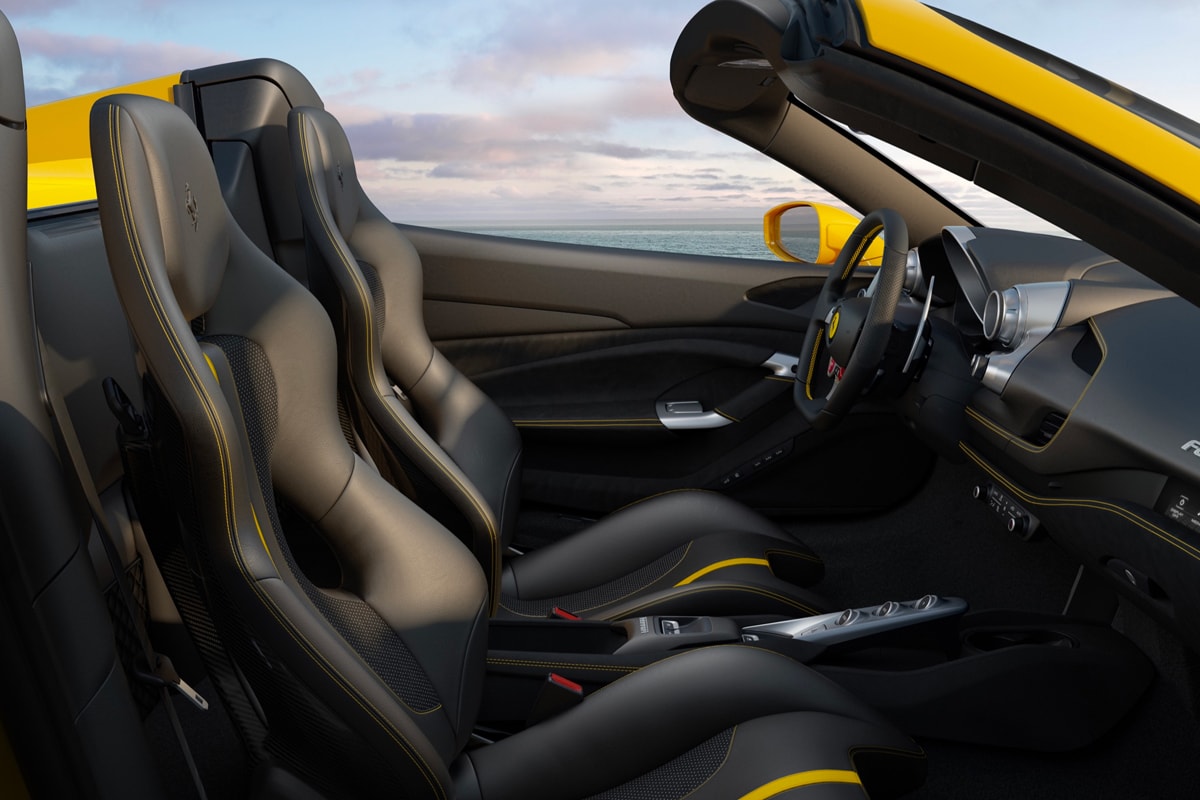 2020 Ferrari F8 Spider Unveil Info Buy Horsepower New Car Yellow Black