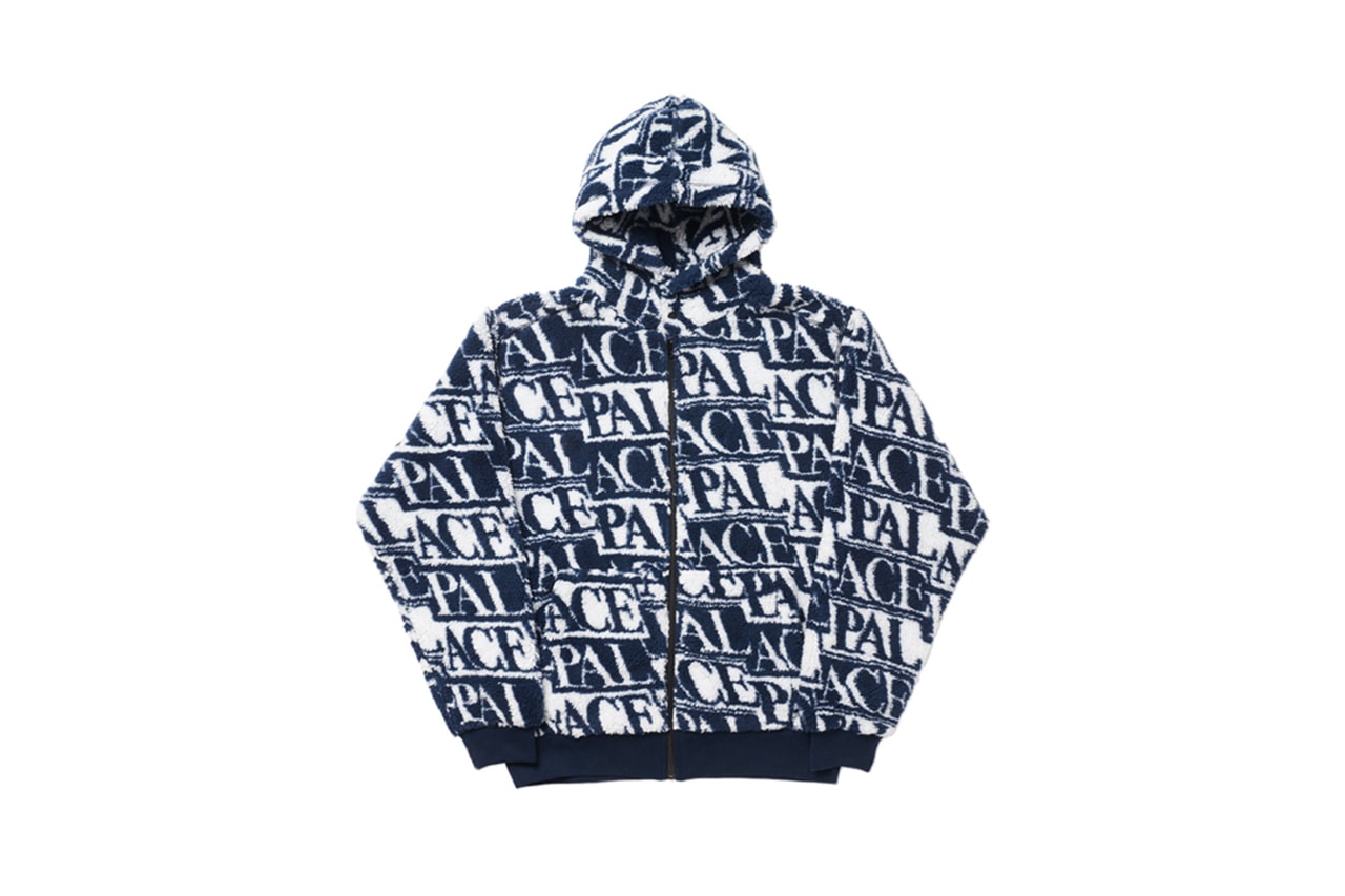 Palace skateboards london 2019 outerwear full collection polartec fleece reflective bomber jacket cord coat long buy cop purchase pre order lookbook Shirts & Trousers Tracksuits Tops Sweatshirts Tees Footwear Hats Accessories & Hardware