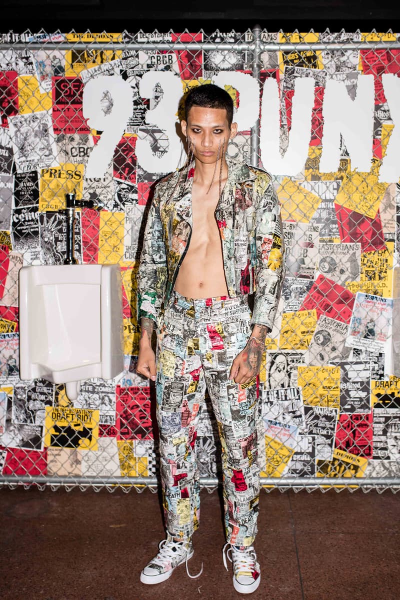 Vic Mensa's 93Punx New York Fashion Week Show lookbook style clothing collection