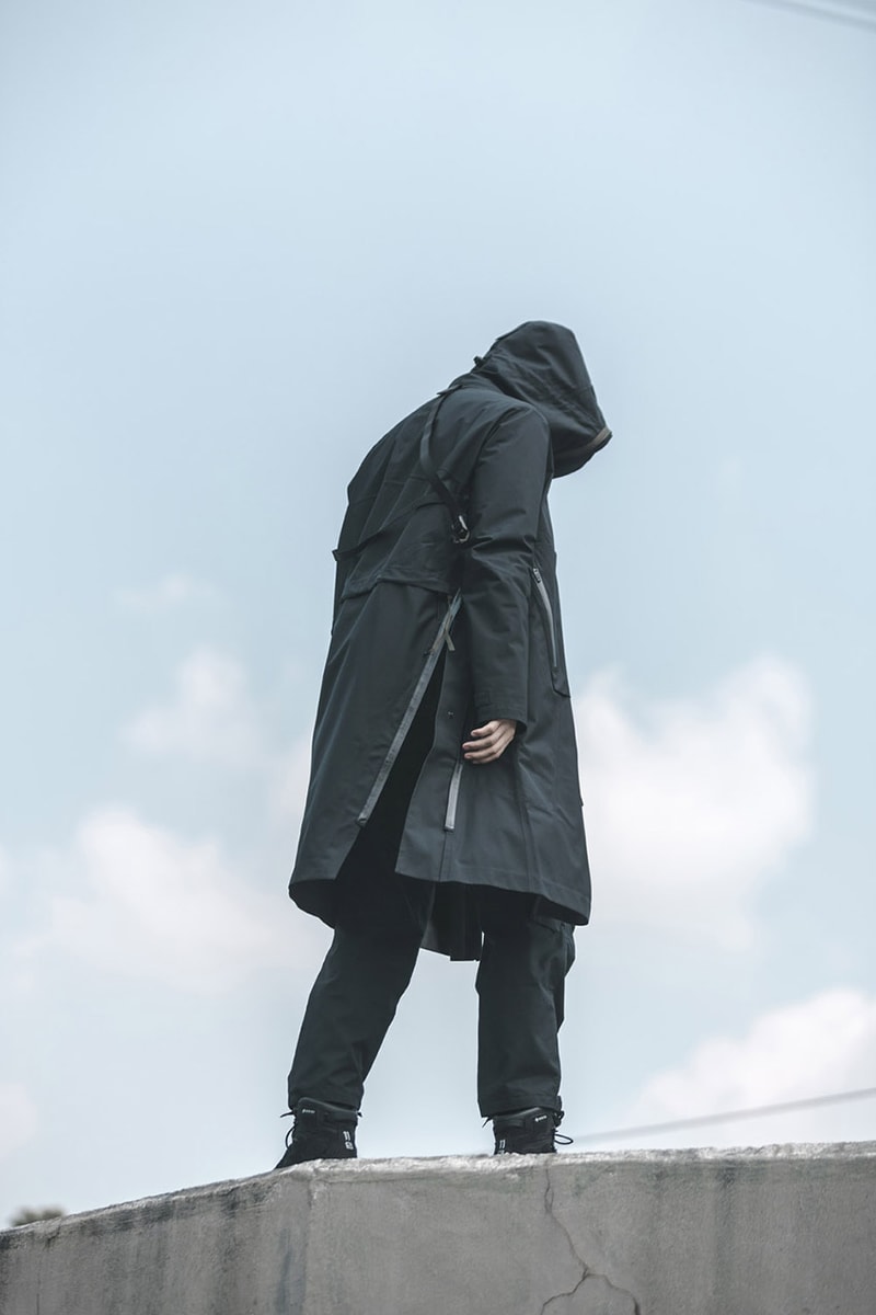 ACRONYM Fall/Winter 2019 FW19 Editorial Lookbook Errolson Hugh Technical Jackets GORE-TEX 3L Cargo Pants Techwear