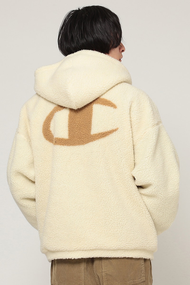 BEAMS x Champion FW19 Exclusive Collection fall winter 2019 collaboration hoodie vest sweater cardigan pullover reverse weave japan mens womens ray